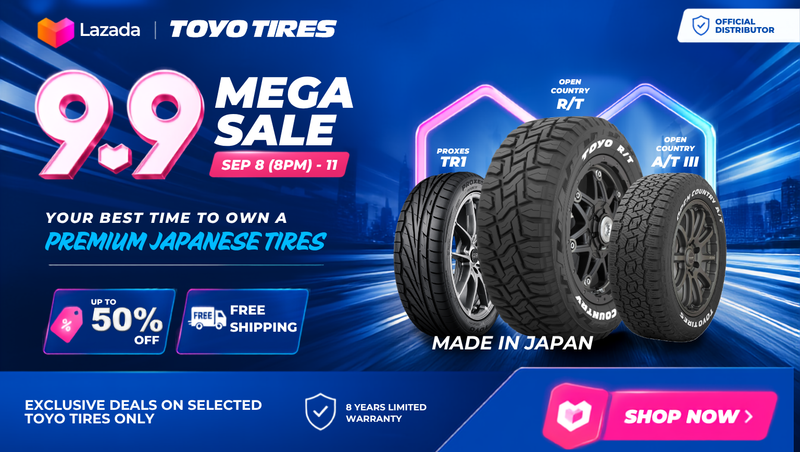 TOYO Tires 9.9 Sale: Up to 50% OFF Selected Tires