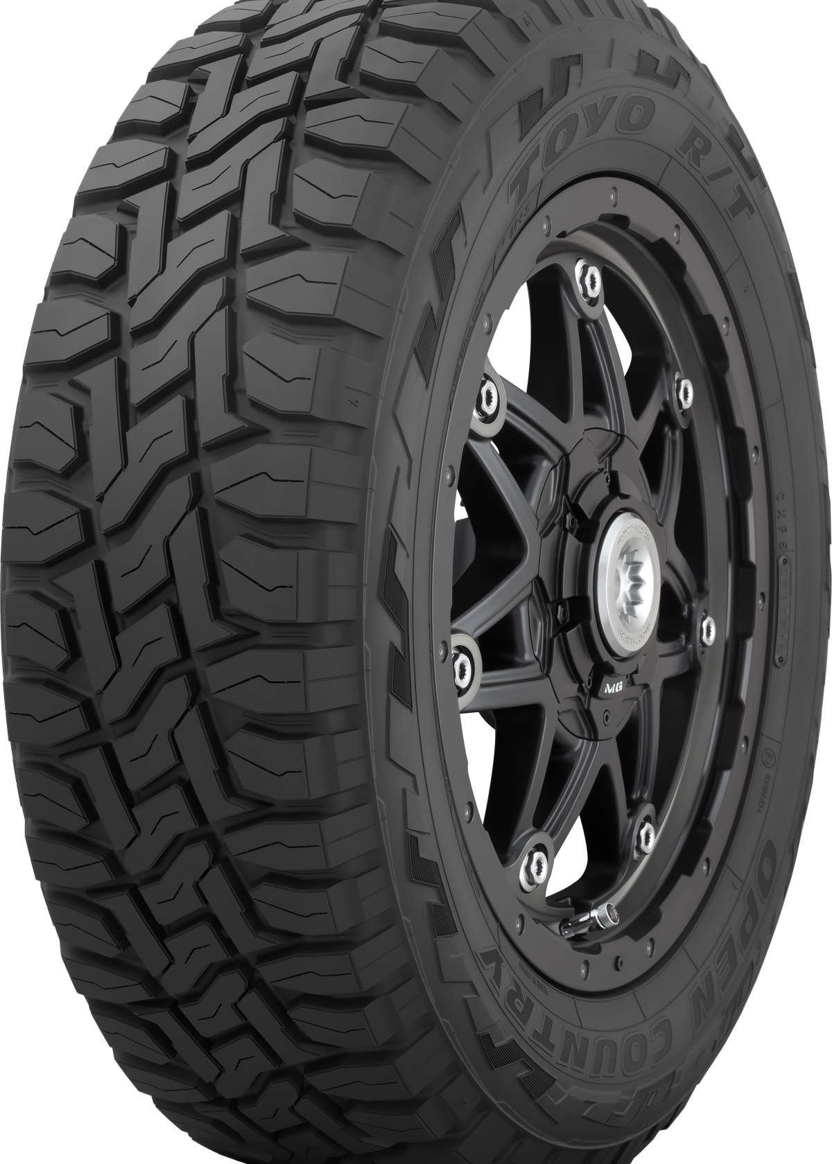 A black off-road tire mounted on a black multi-spoke wheel, shown against a plain white background. The tire sidewall features the text 'COOL COUNTRY' and 'ZOOM ZR'.