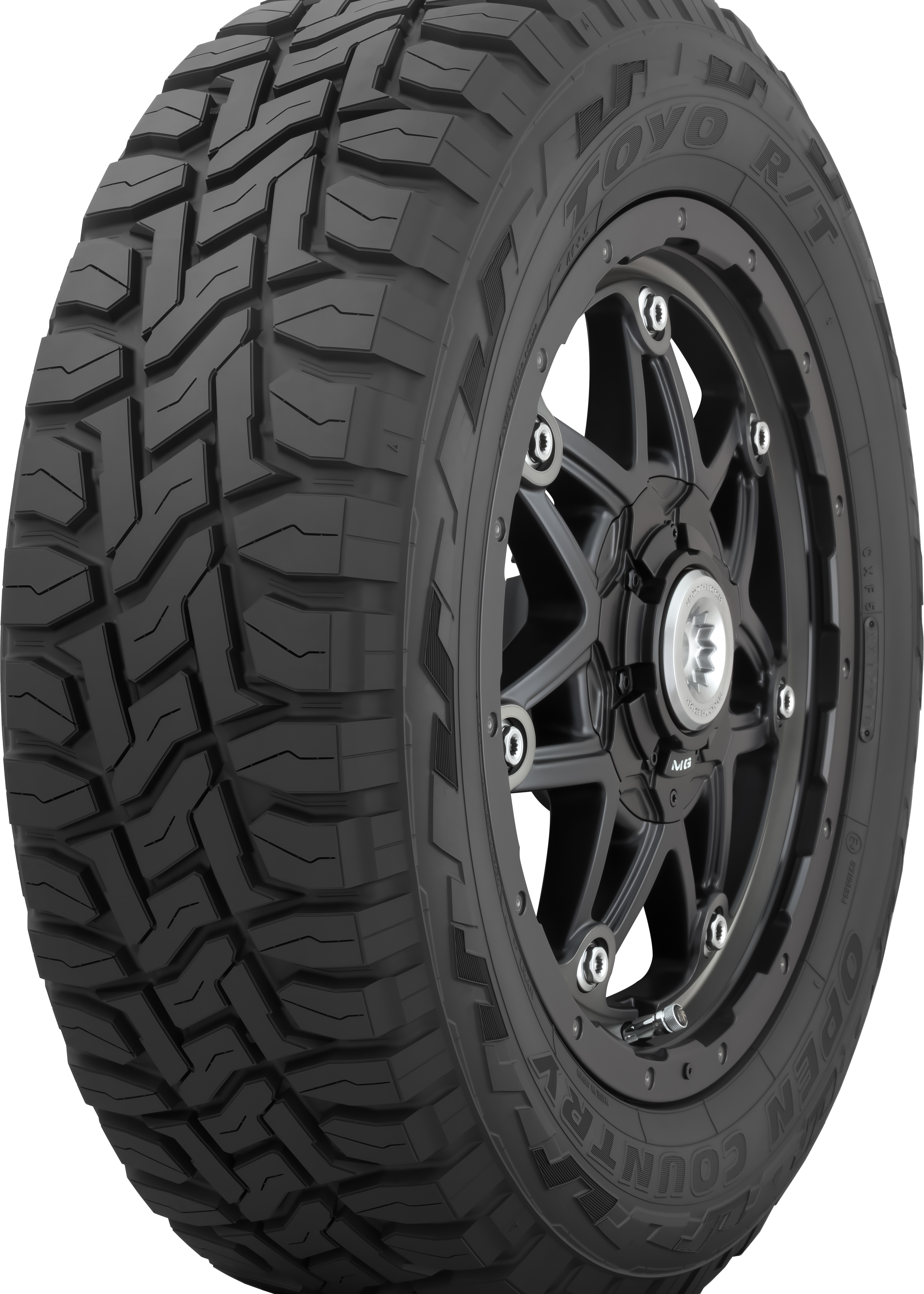 A black off-road tire mounted on a black multi-spoke wheel, shown against a plain white background. The tire sidewall features the text 'COOL COUNTRY' and 'ZOOM ZR'.