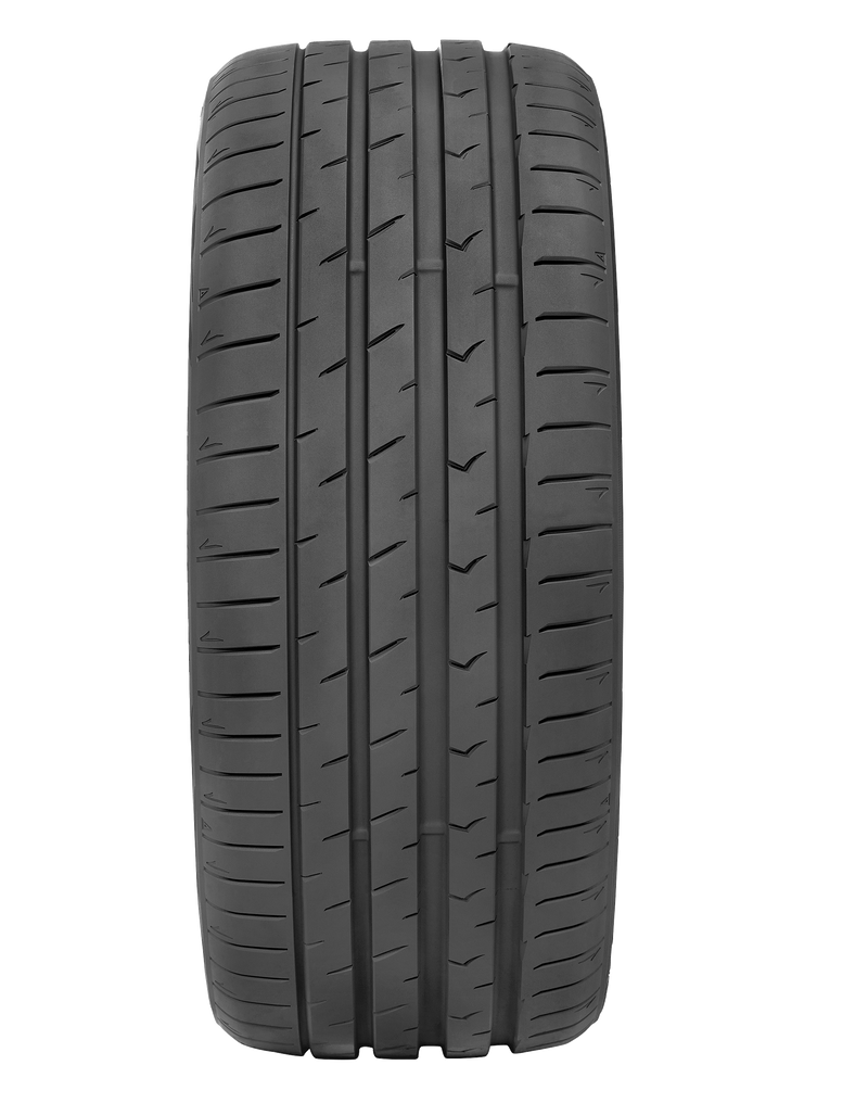 TOYO TIRES Proxes SP2 A single black car tire shown from the front on a plain white background.
